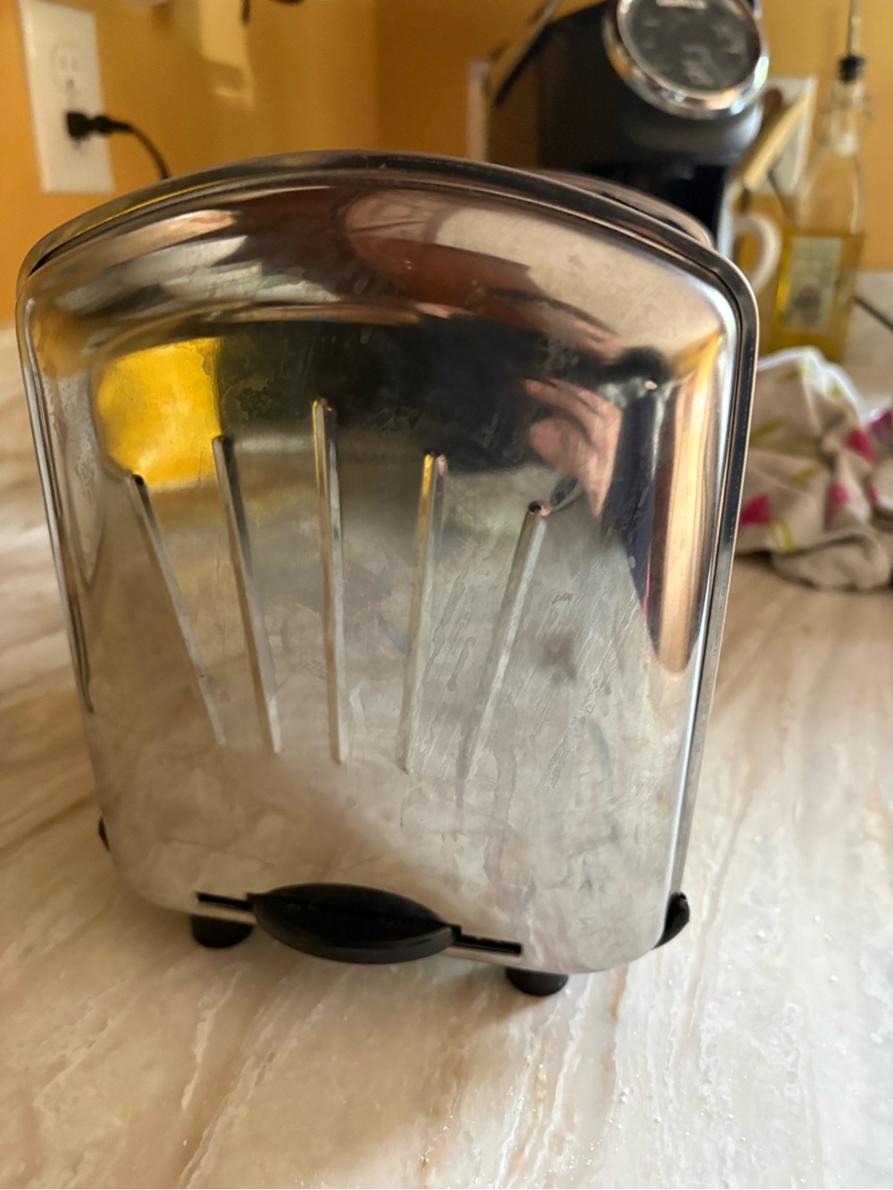 Mickey Mouse 'Mornin'' Chrome Toaster vintage - Picture 3 of 9